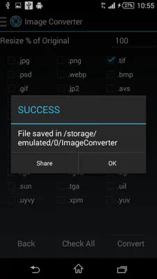 Image Converter android App screenshot 0