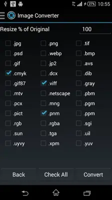 Image Converter android App screenshot 1