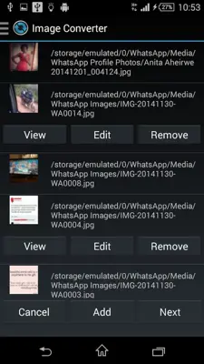 Image Converter android App screenshot 4